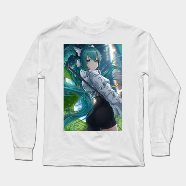 Racing Miku Long Sleeve T-Shirt by SUONIKO